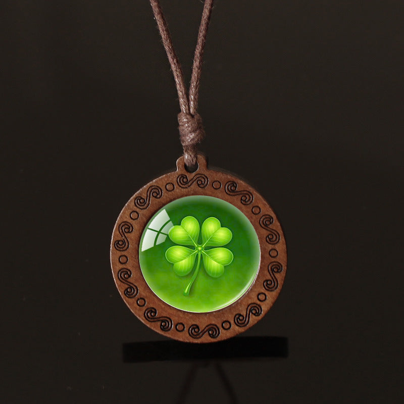 Wholesale  Lucky Four-Leaf Clover Pendant  Necklace