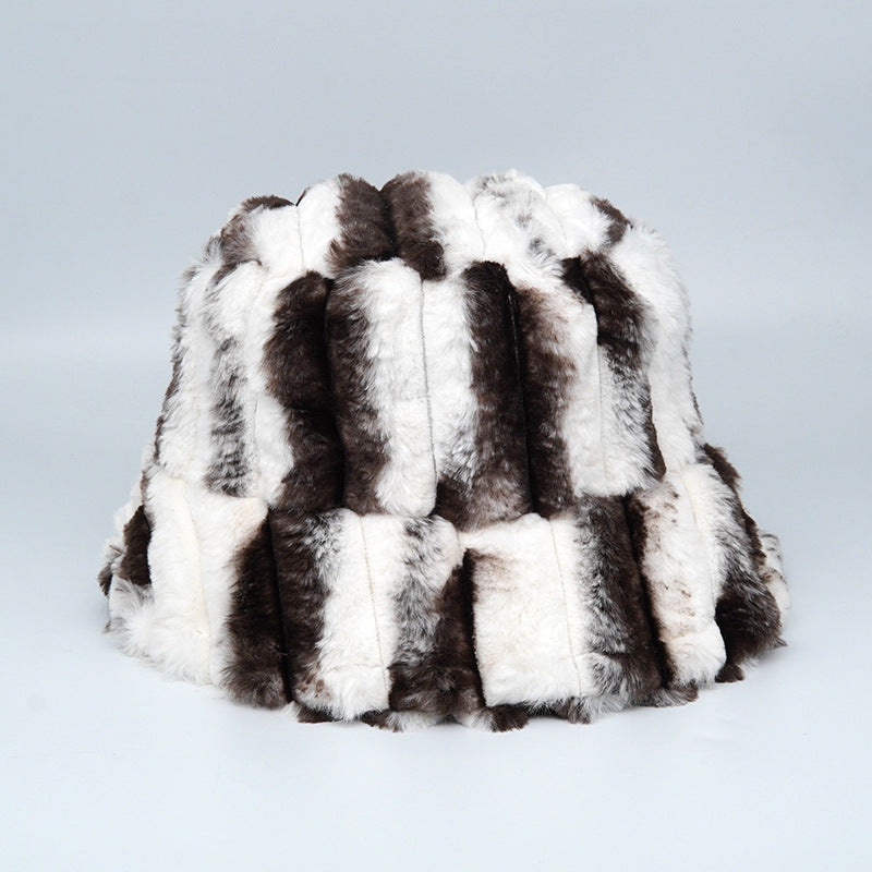 Wholesale Winter Plush Hat Thickened Plush Fisherman Hat