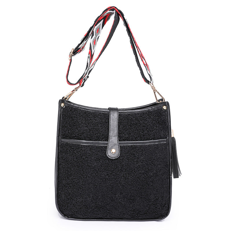Wholesale PU Plush Shoulder Bags