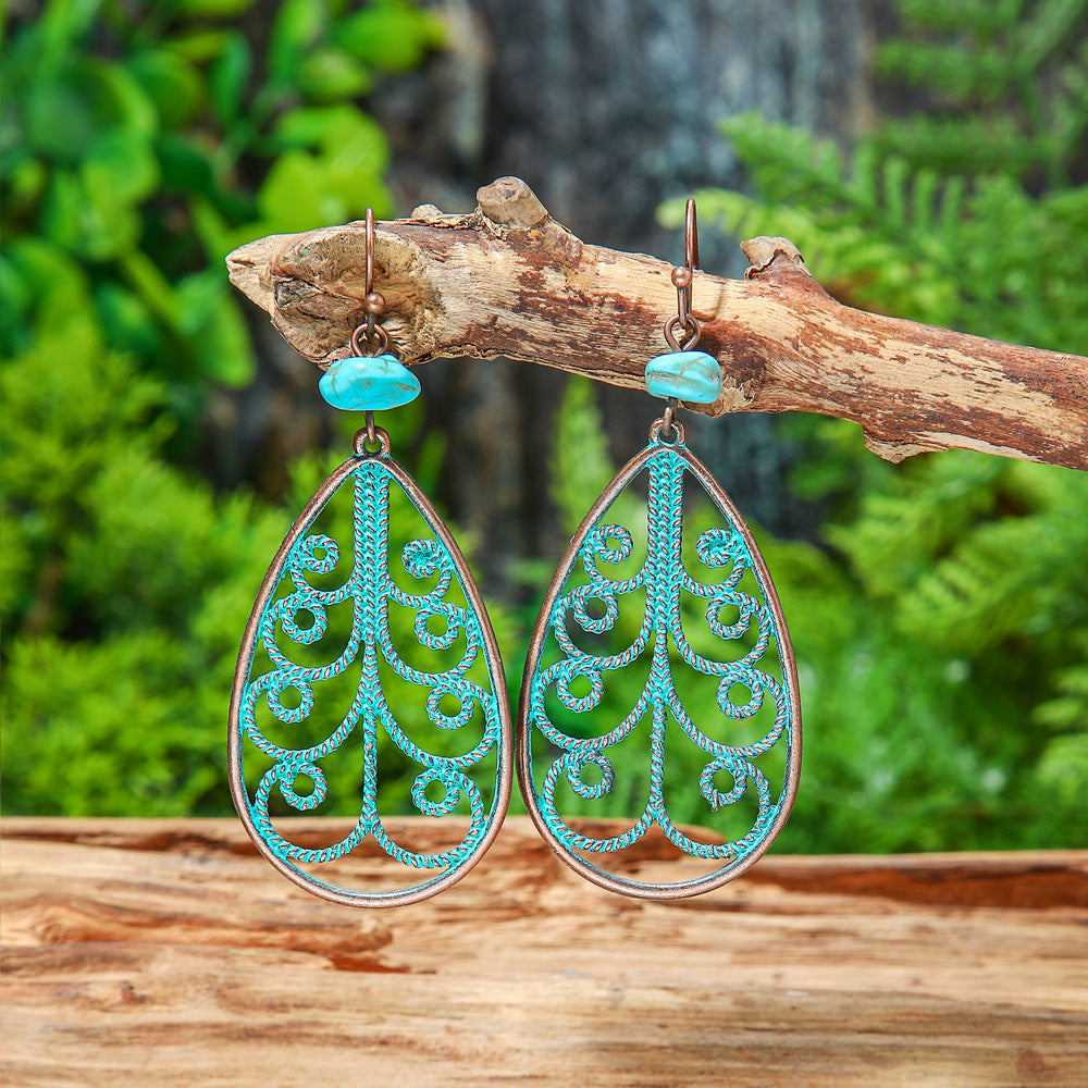 Wholesale Bohemian Retro Tassel Earrings Zinc Alloy Fashion Accessory For Party Wear And Resale