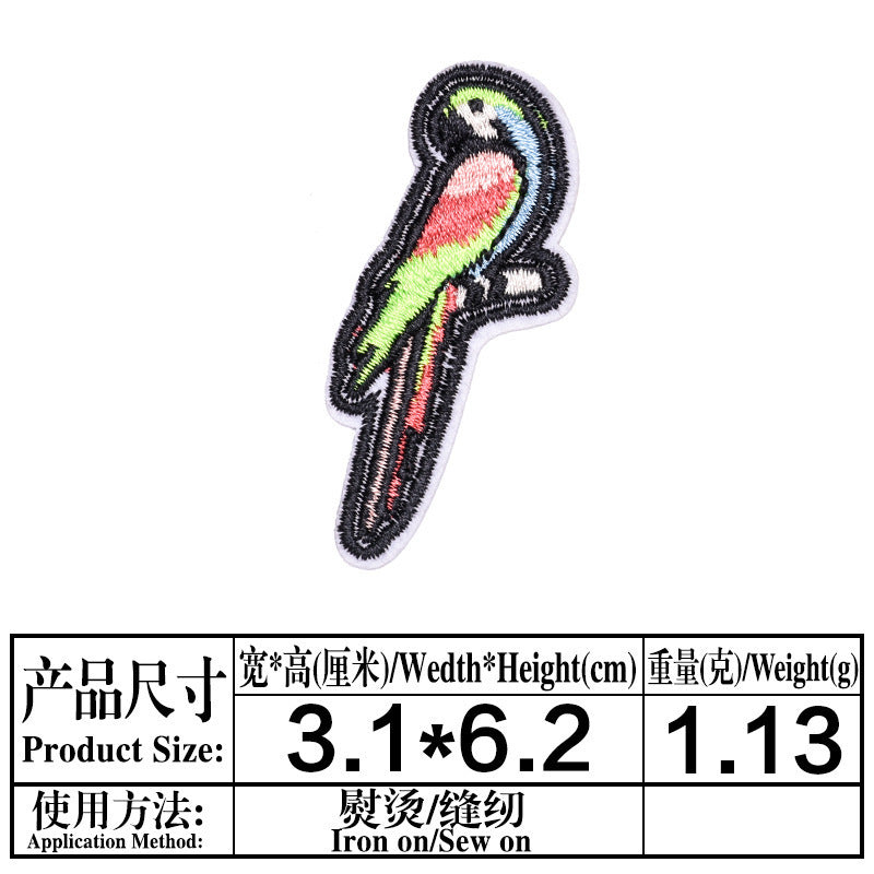 Wholesale Cloth Iron On Embroidered Patches Cartoon Applique For Clothing Repair Decoration 13 Pcs Set Fashion Accessory