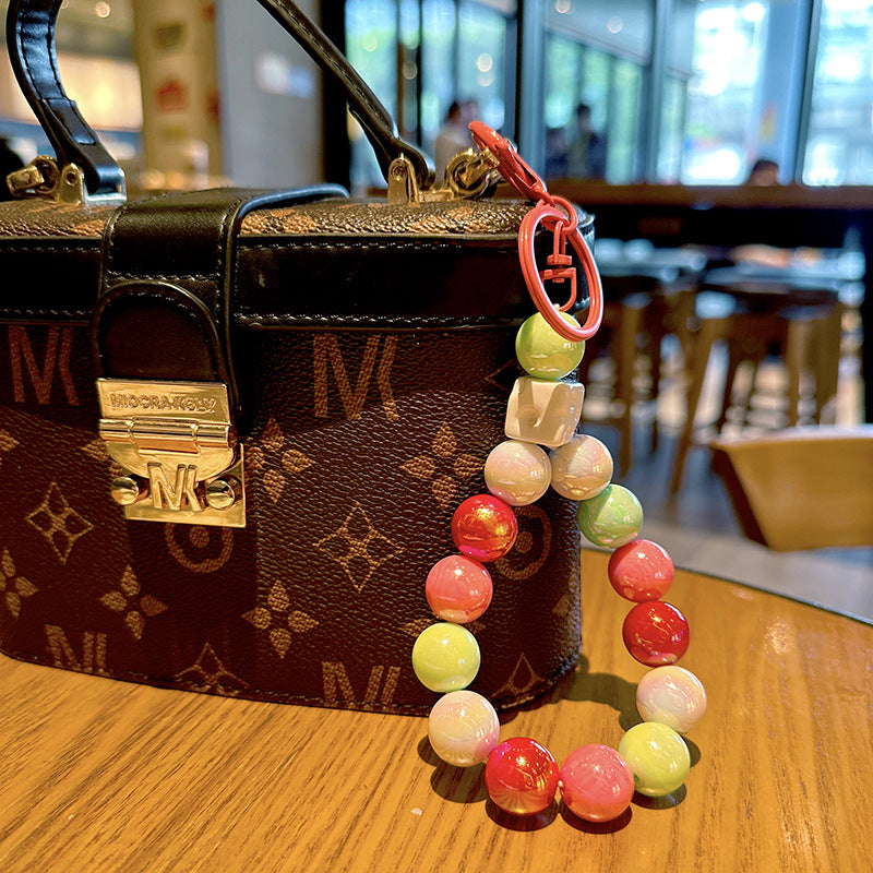 Wholesale Colorful Bead Keychain