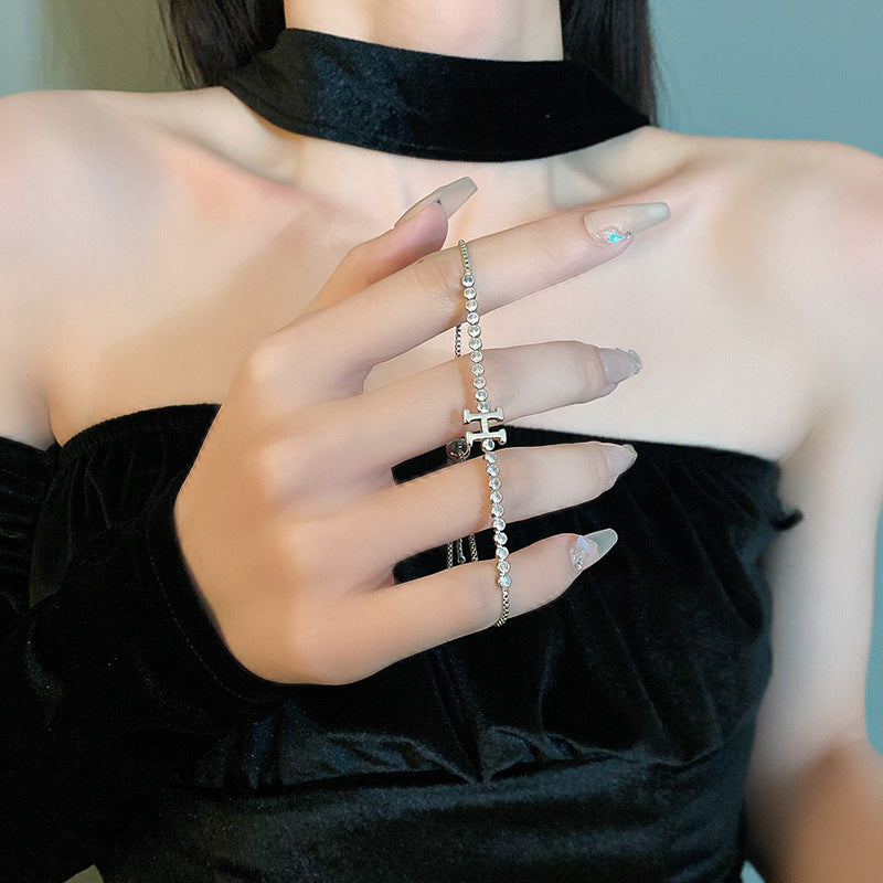 Wholesale Zircon Flower Bracelet