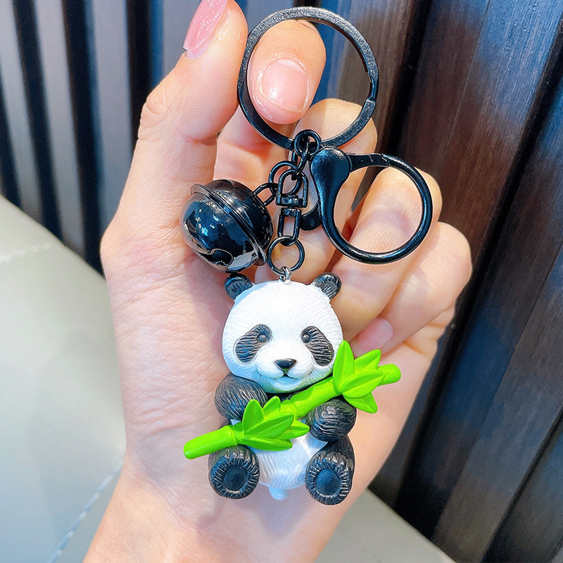 Wholesale Hug Bamboo Panda Delicate Bamboo Cute Panda KeyChain