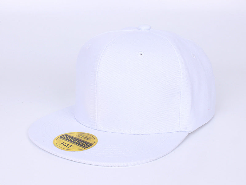 Wholesale solid color light board cap skateboard flat cap dead fly hip-hop blank baseball hat