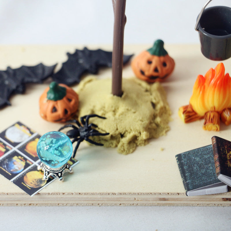Wholesale Dollhouse1:12 doll house Halloween horror decoration set model holiday decoration accessories
