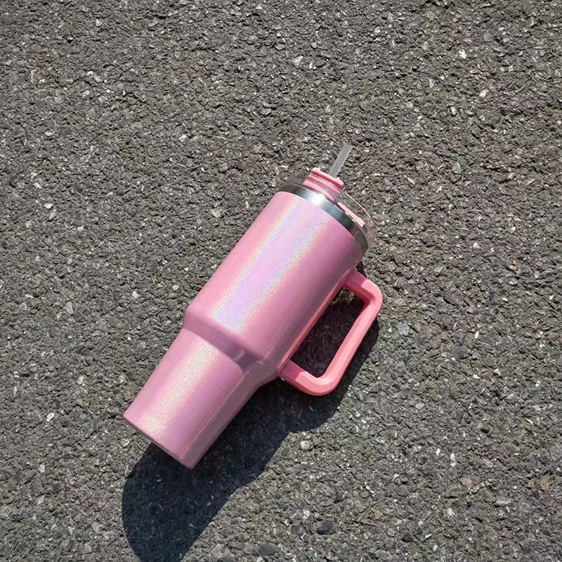 Wholesale 304 stainless steel rainbow paint 40oz car cup