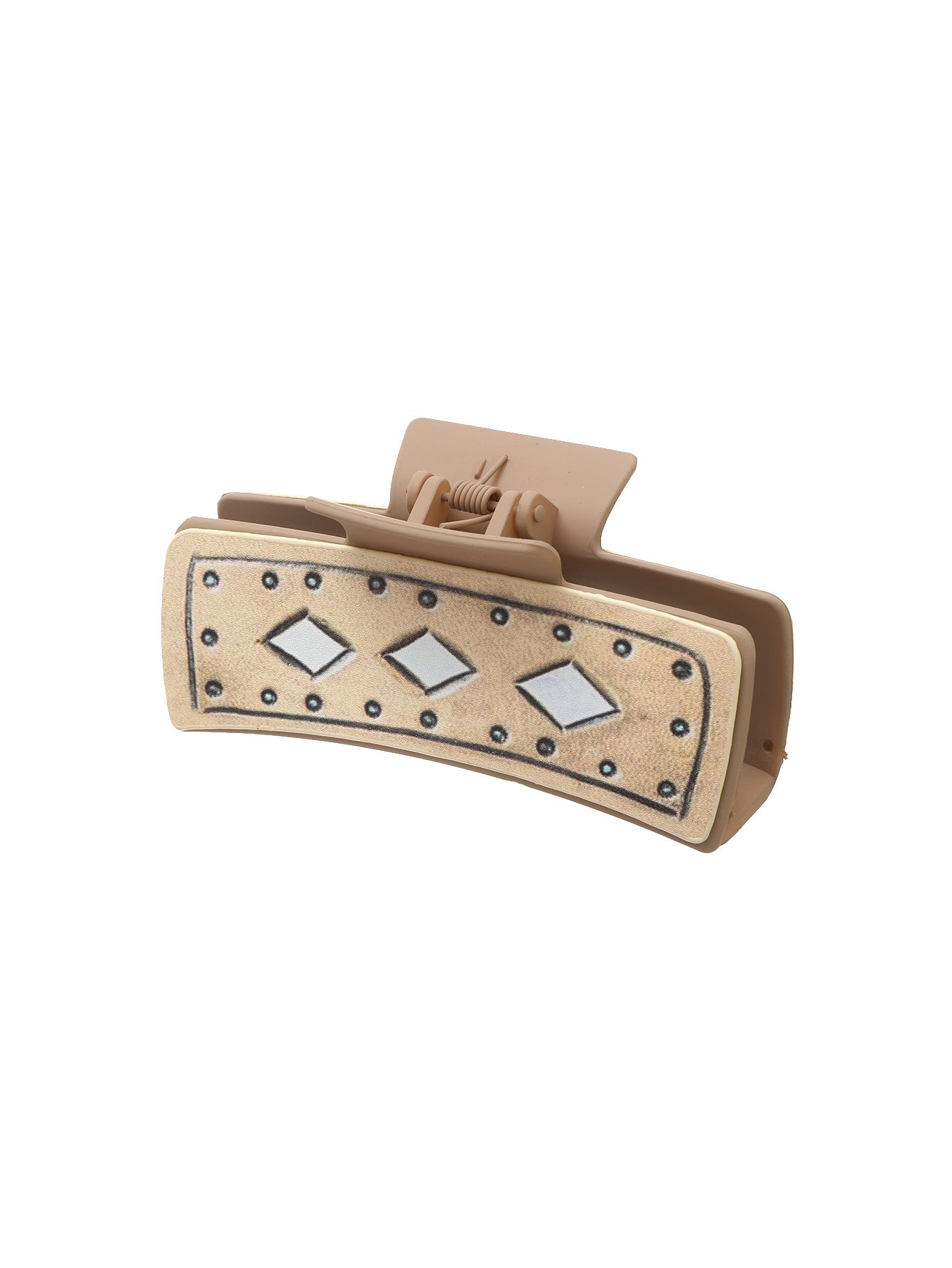 Wholesale Western Style Sunflower Poker Leather Hairpin Shark Clip