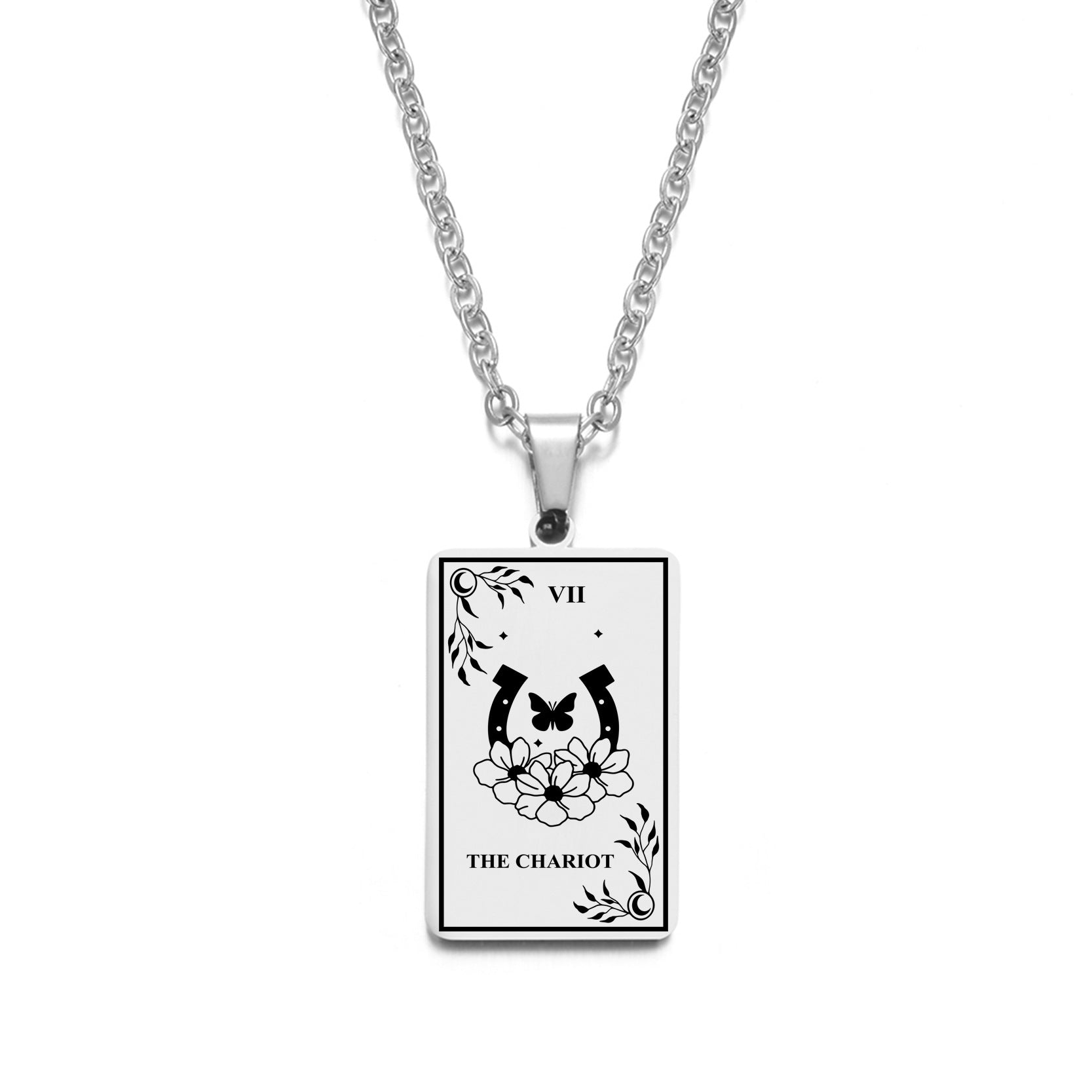 Wholesale tarot pendant pendant necklace stainless steel necklace