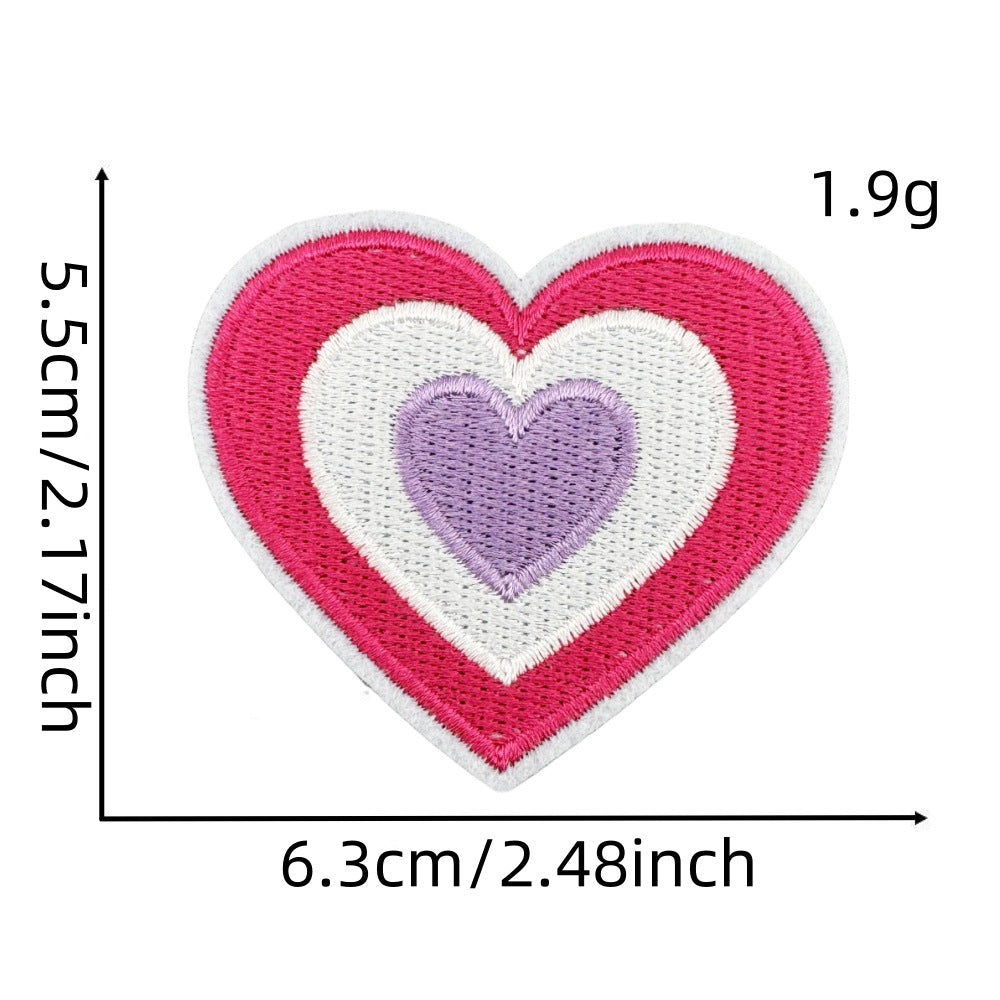 Wholesale Cartoon Princess Pink Cloth Patch Badge Fashion DIY Decorative Accessory For Clothing Bags Gifts Resale