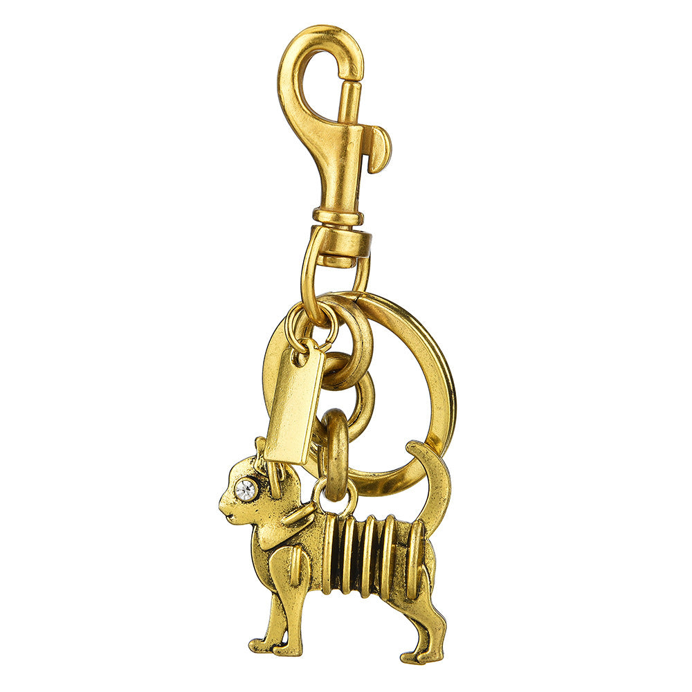 Wholesale Creative bone dragon keychain