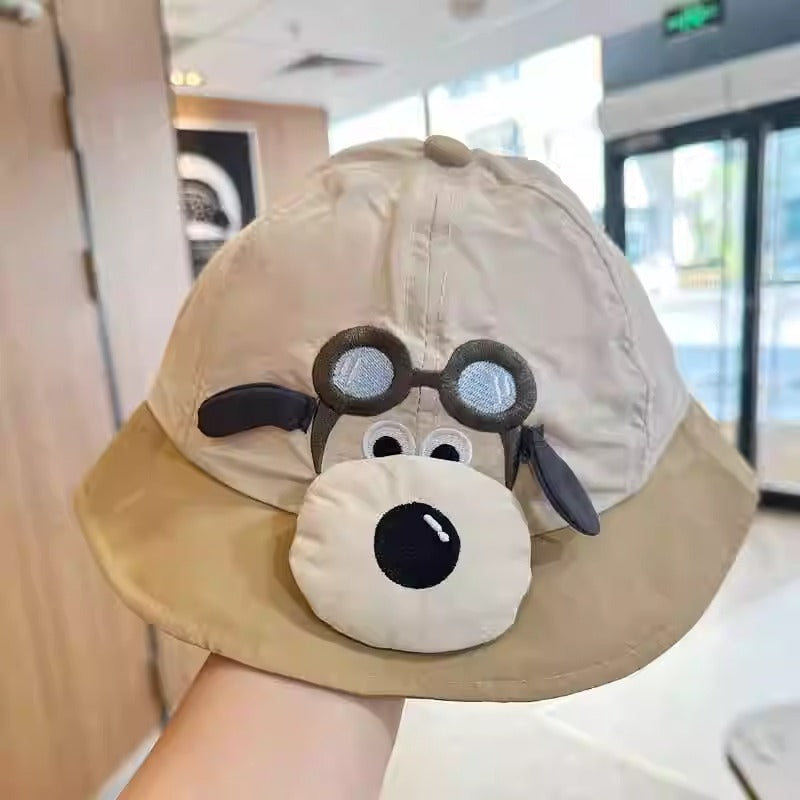 Wholesale Baby Cute Puppy Sunshade Bucket Hat