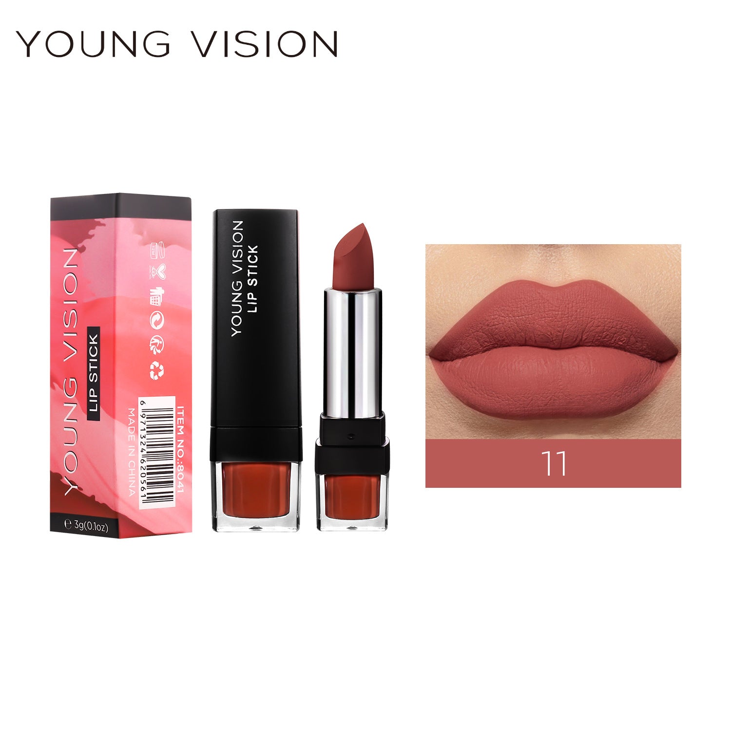 Wholesale Wholesale matte but not dry 12 colors velvet non-stick cup lipstick lipstick
