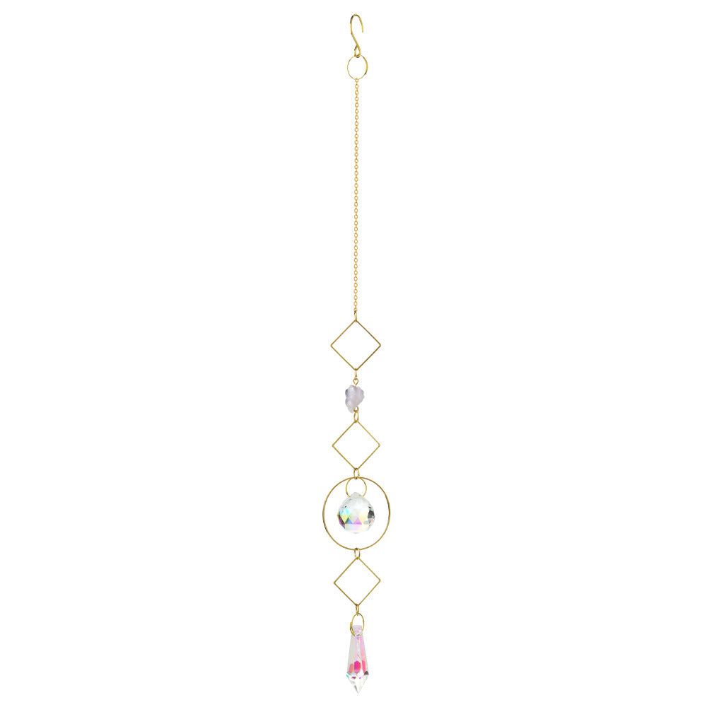 Wholesale garden decoration dream amethyst sun moon stars Wind Chimes