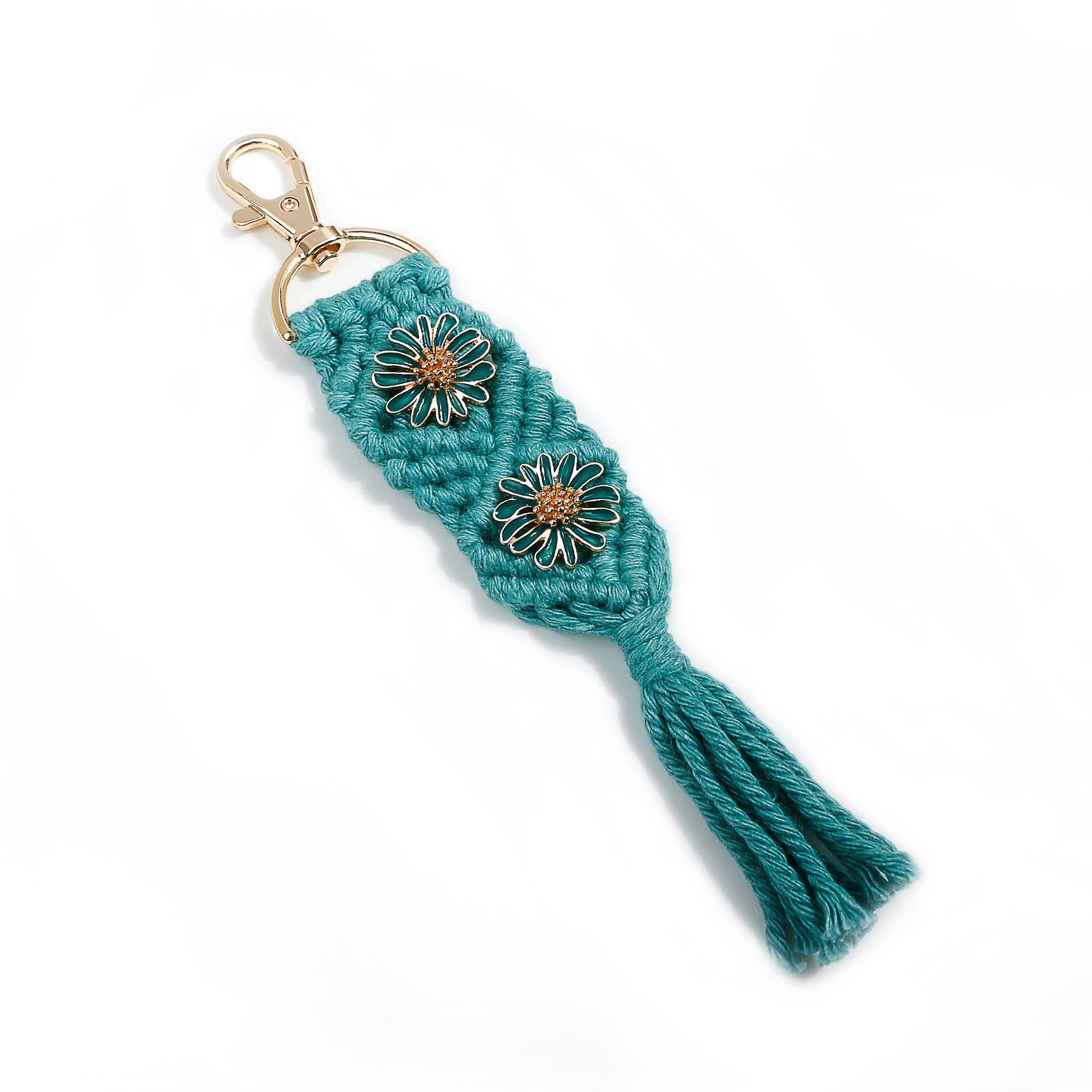 Wholesale Bohemian Tassel Pendant Hand Woven Fashionable Versatile Keychains