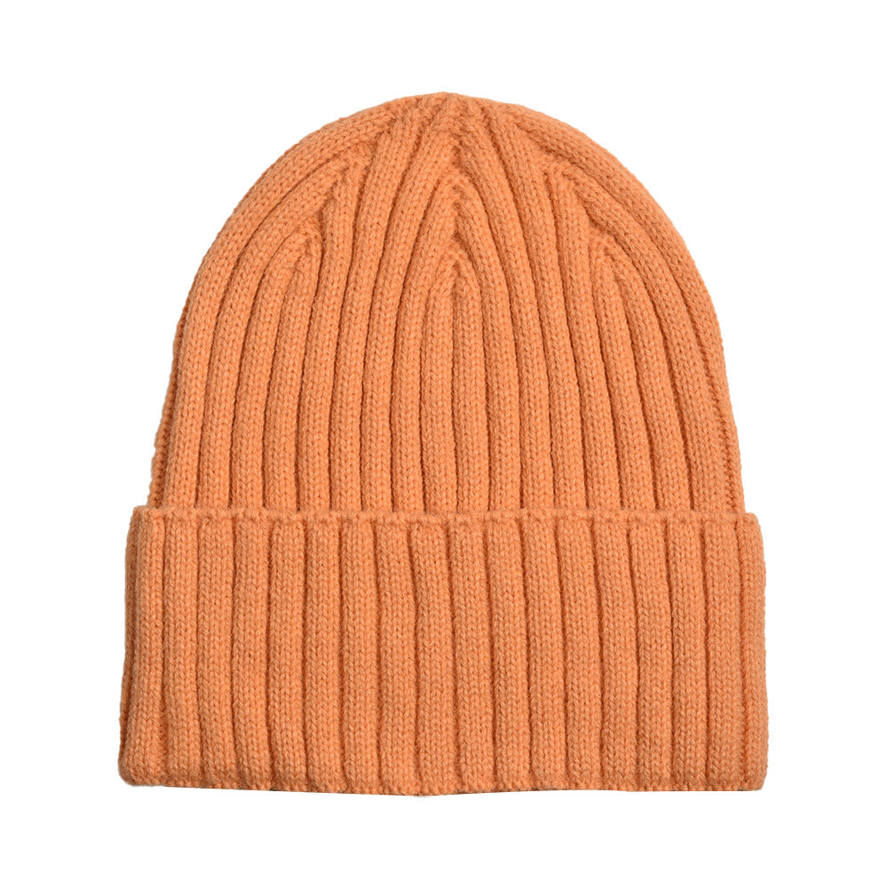 Wholesale Winter Hat Solid Color Knitted Hat Woolen Hat