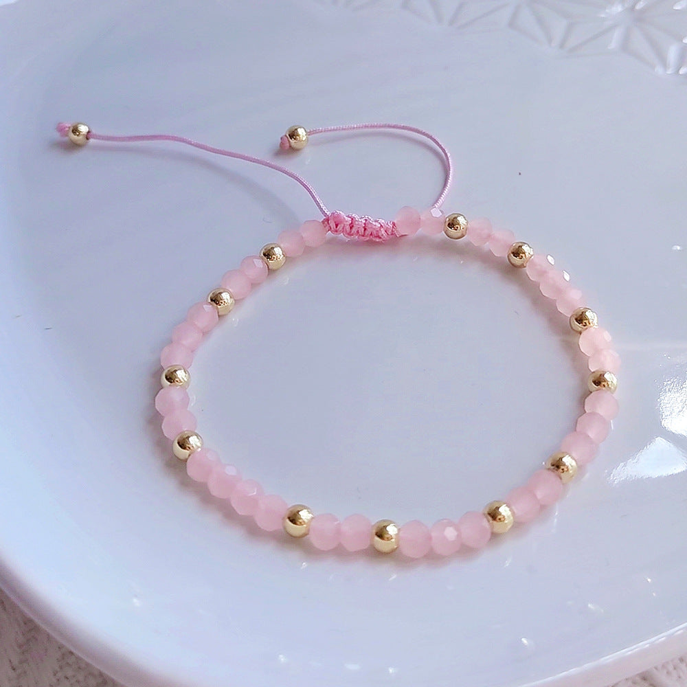 Wholesale Bohemian Soft Ceramic Flakes and Pearls Bracelet