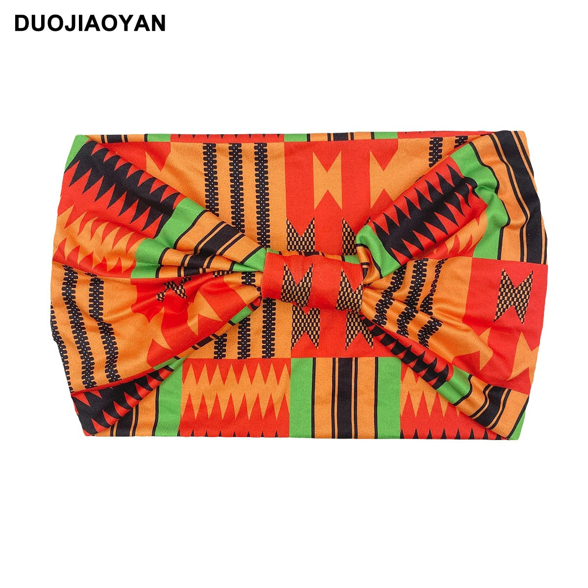 Wholesale Printed Headband Sport Wide Brim Knotted Stretch Bundle Leopard Print Cloth Headband 10pcs