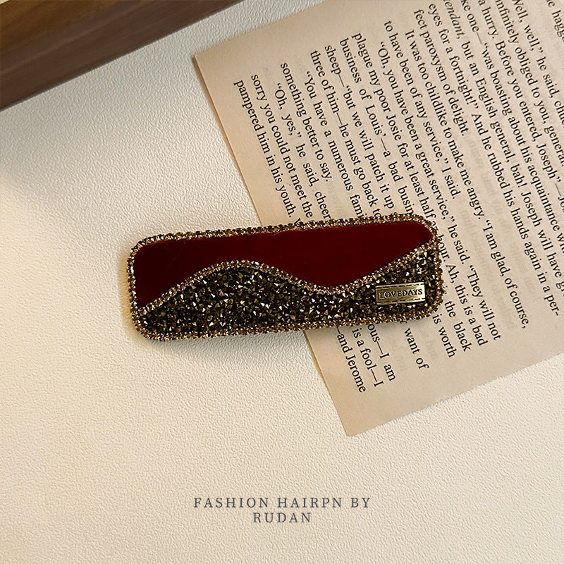 Wholesale of Four Leaf Grass Velvet Hair Clips and Accessories