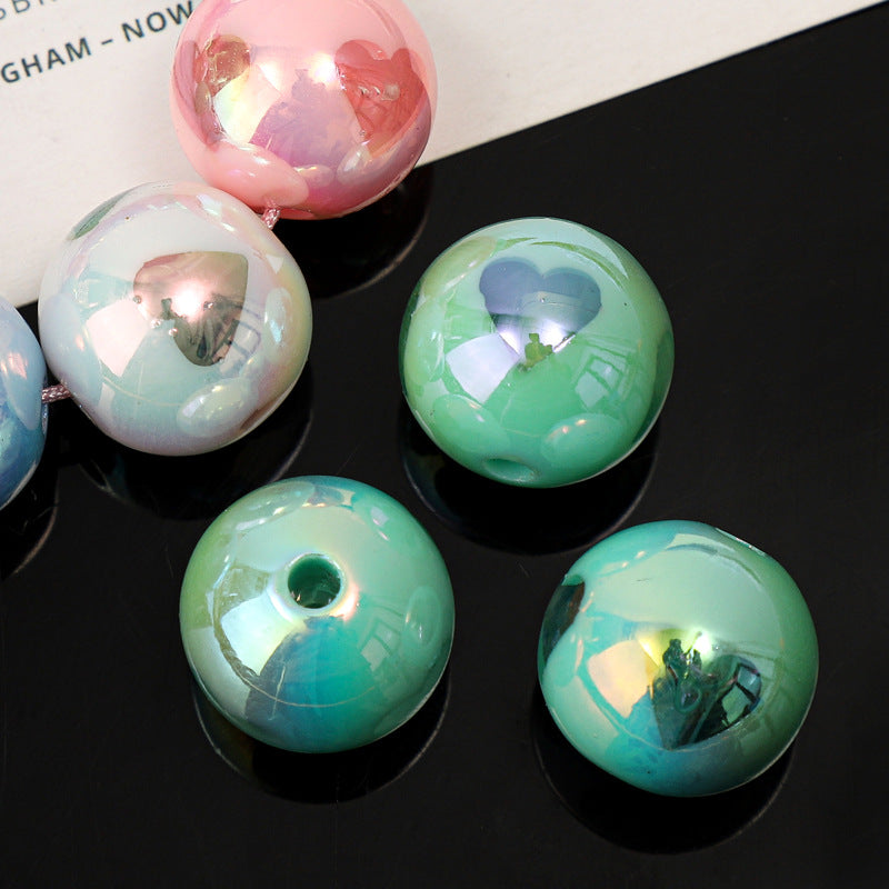 Cuentas de corazón sinfonía acrílico de 50 piezas al por mayor