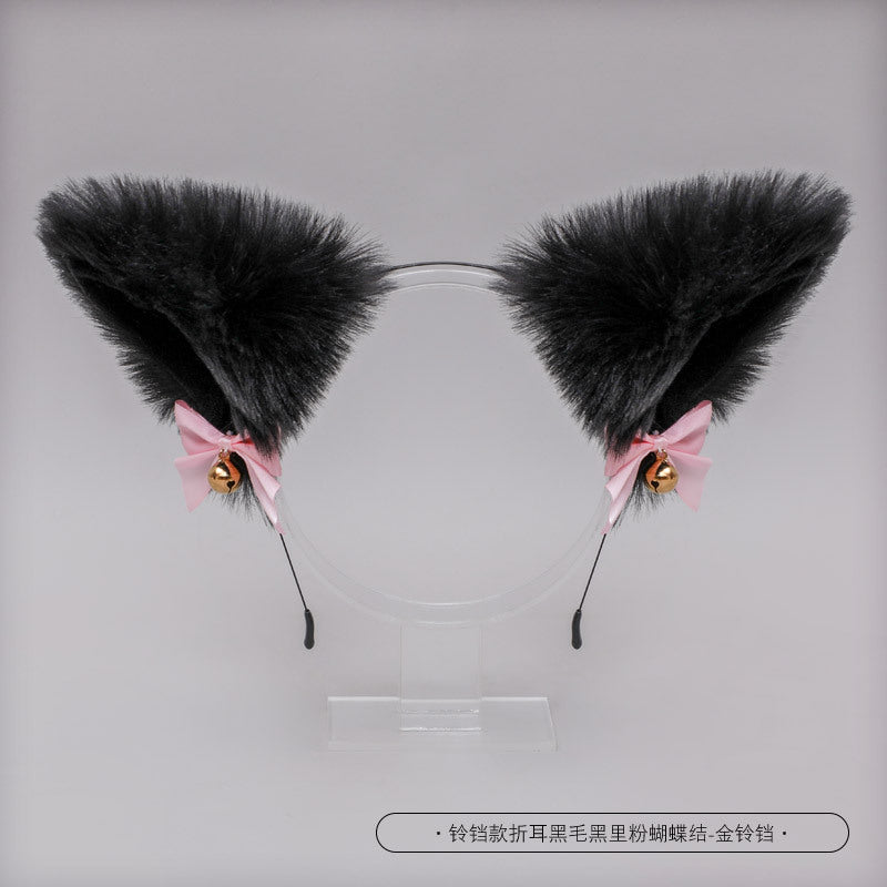 Wholesale Cute Plush Cat's Ears Plush Headband