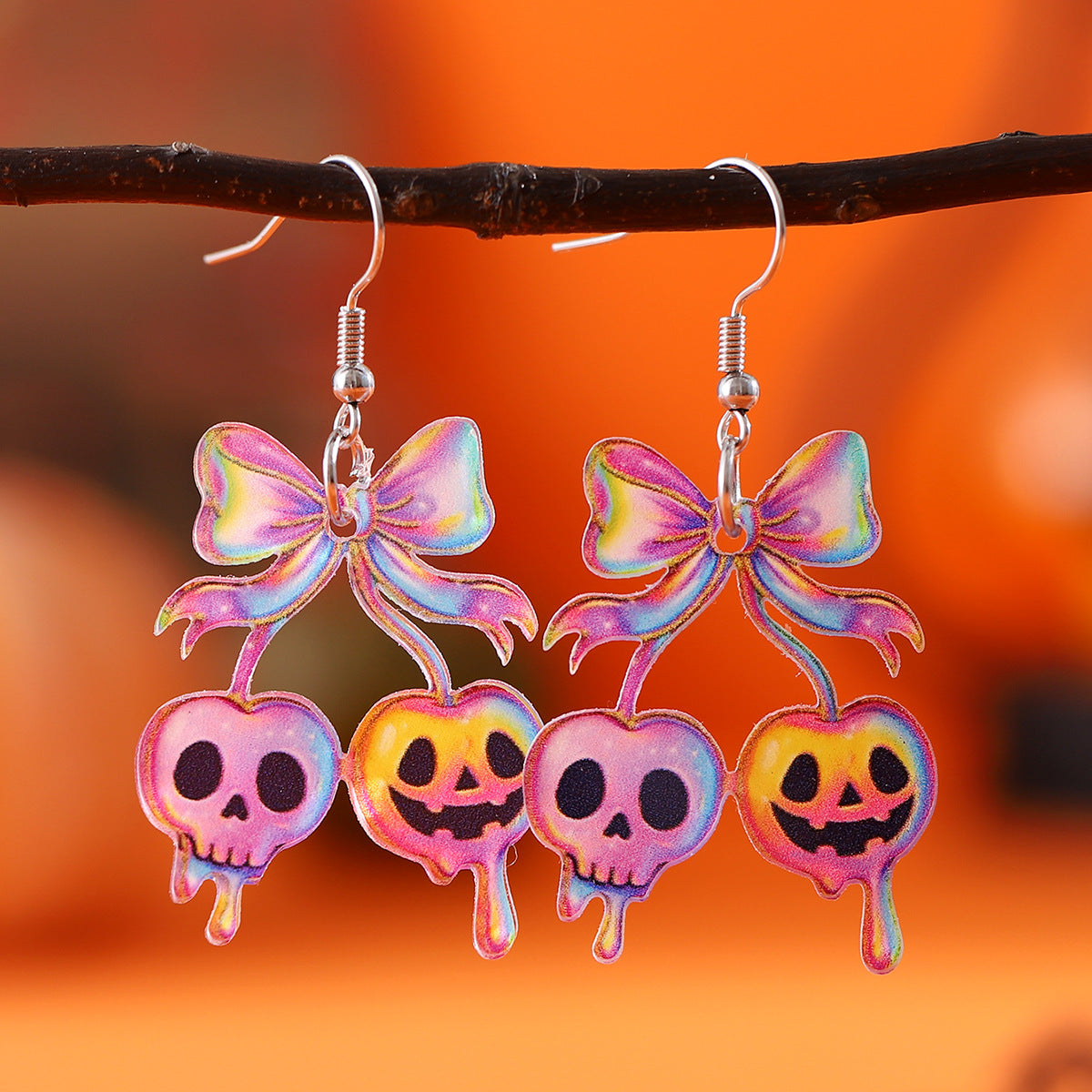 Wholesale  Acrylic Gothic Style Funny Pendant Earrings