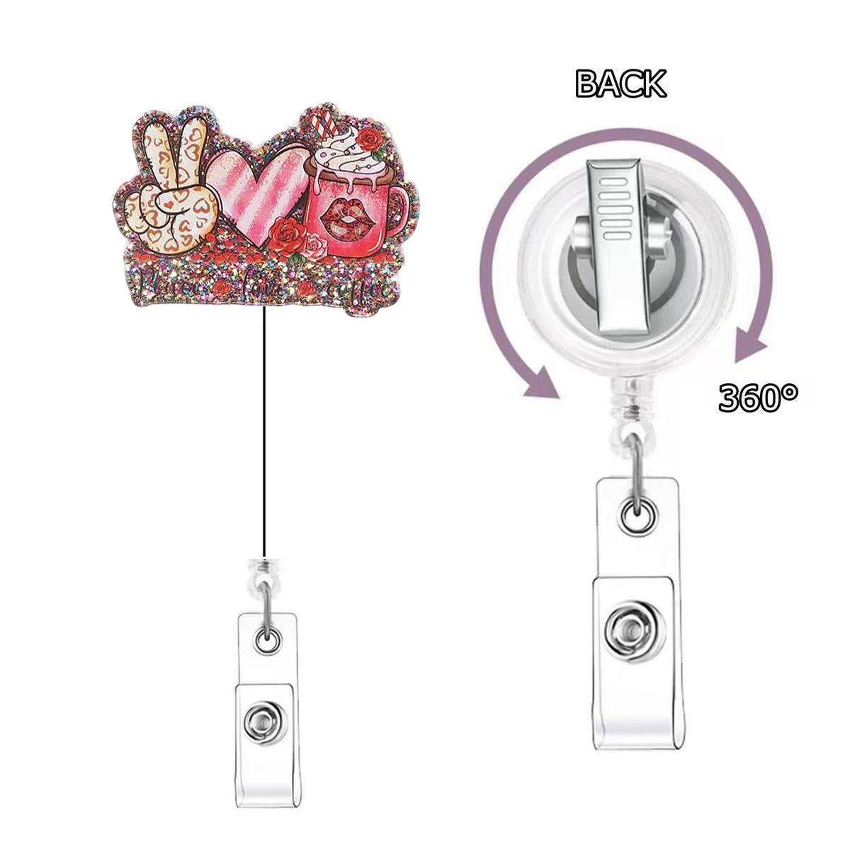 Wholesale Colorful and diverse cartoons Badge Reels