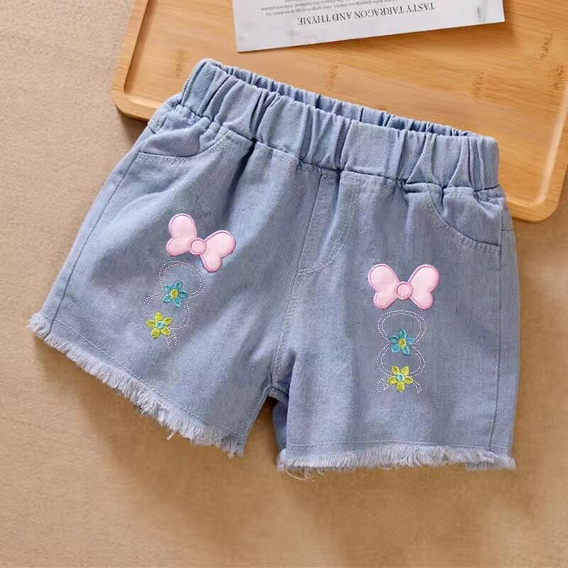 Wholesale Cotton Girls Denim Shorts