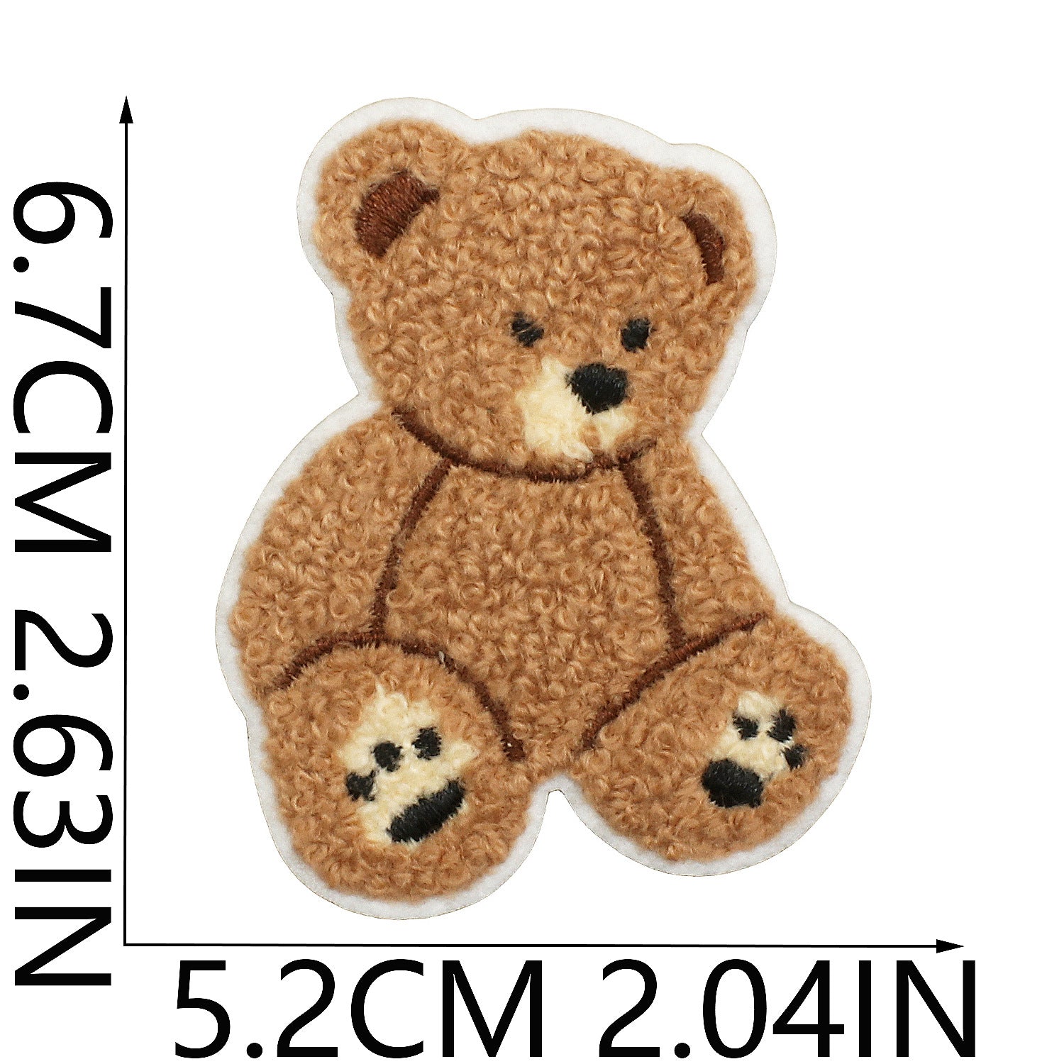 Wholesale Bow Bear Embroidered Cloth DIY Patches