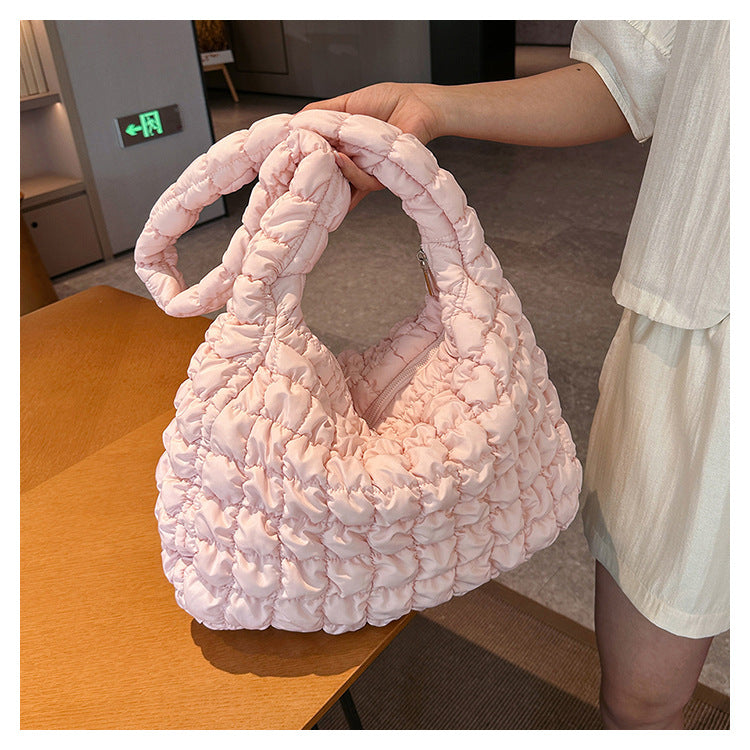 Wholesale Nylon Pleated Cloud Large Capacity Single Shoulder Crossbody Bag