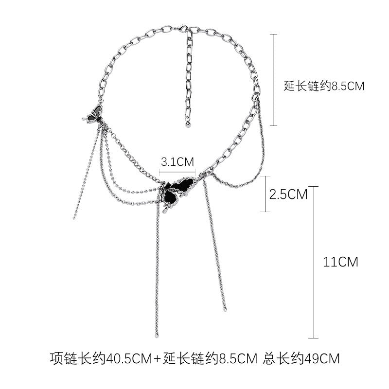 Wholesale Star Butterfly Retro Style Choker Neck Jewelry