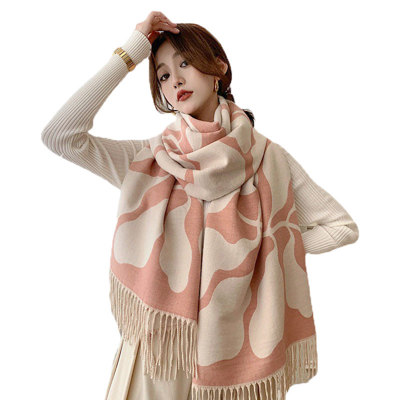 Wholesale Winter Imitation Cashmere Thickened Warm Scarf