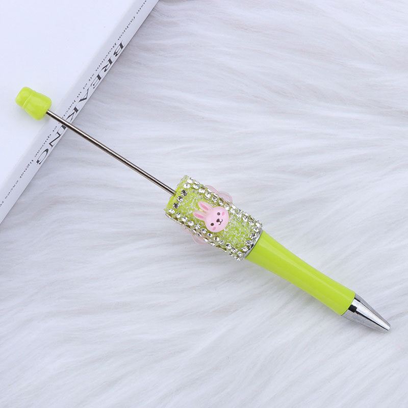 Wholesale DIY White Rabbit Sugar Bead Pen