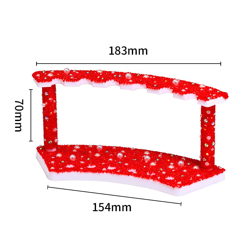 Wholesale Sugar pen holder display stand with cross-string pen display stand