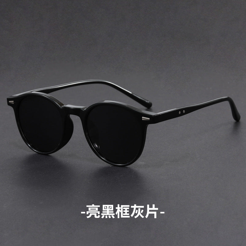 Wholesale Ultralight Sunglasses UV Protection Retro Round Frame Sunglasses