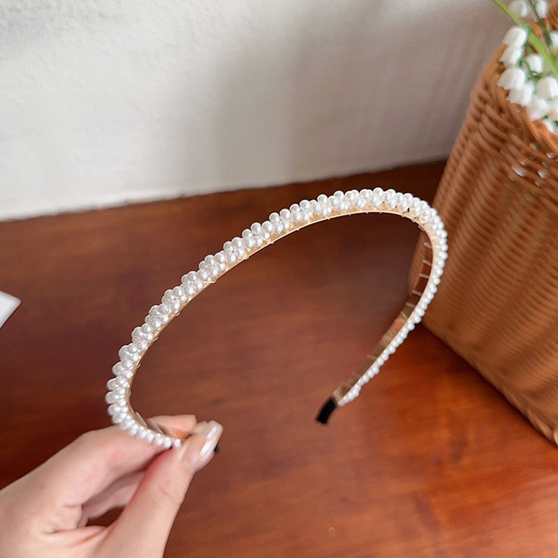 Wholesale Retro and high-end summer all-match pearl headband