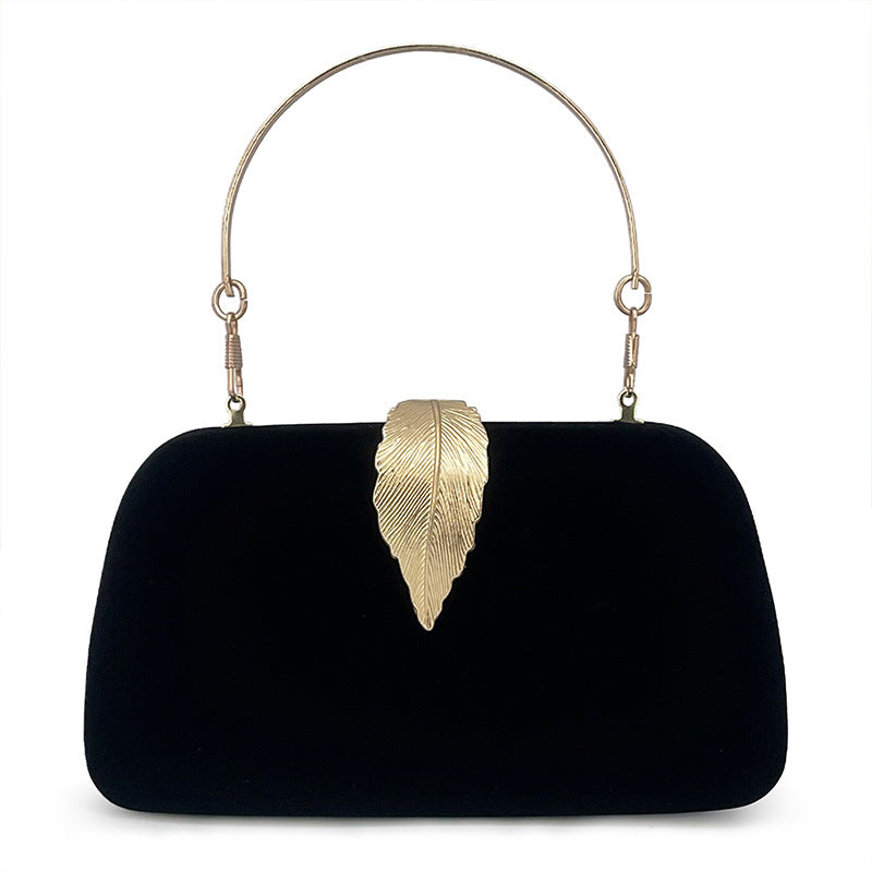 Wholesale Solid Black Evening Clutch Bag