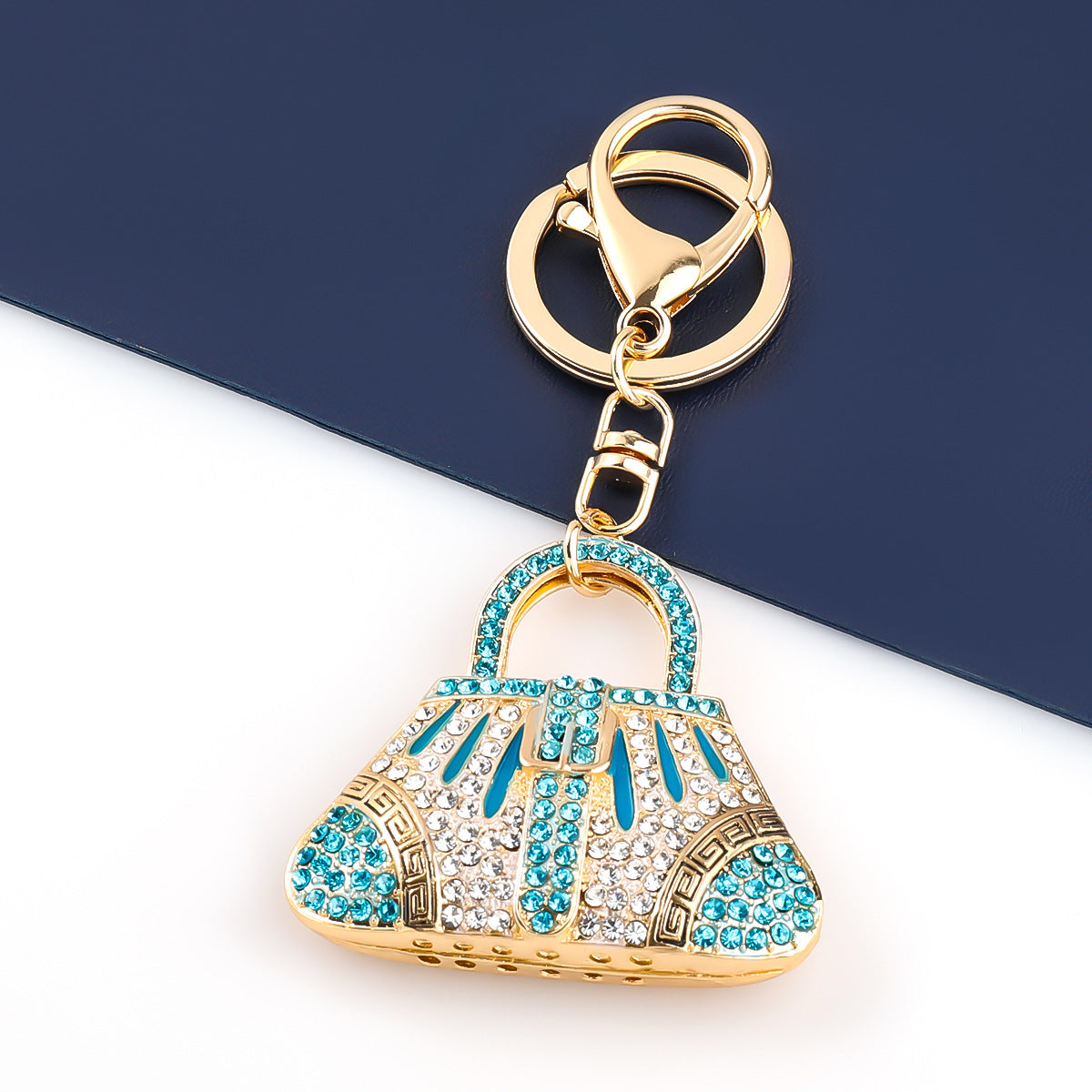 Wholesale Alloy Drop Oil Diamond Fashion Bag