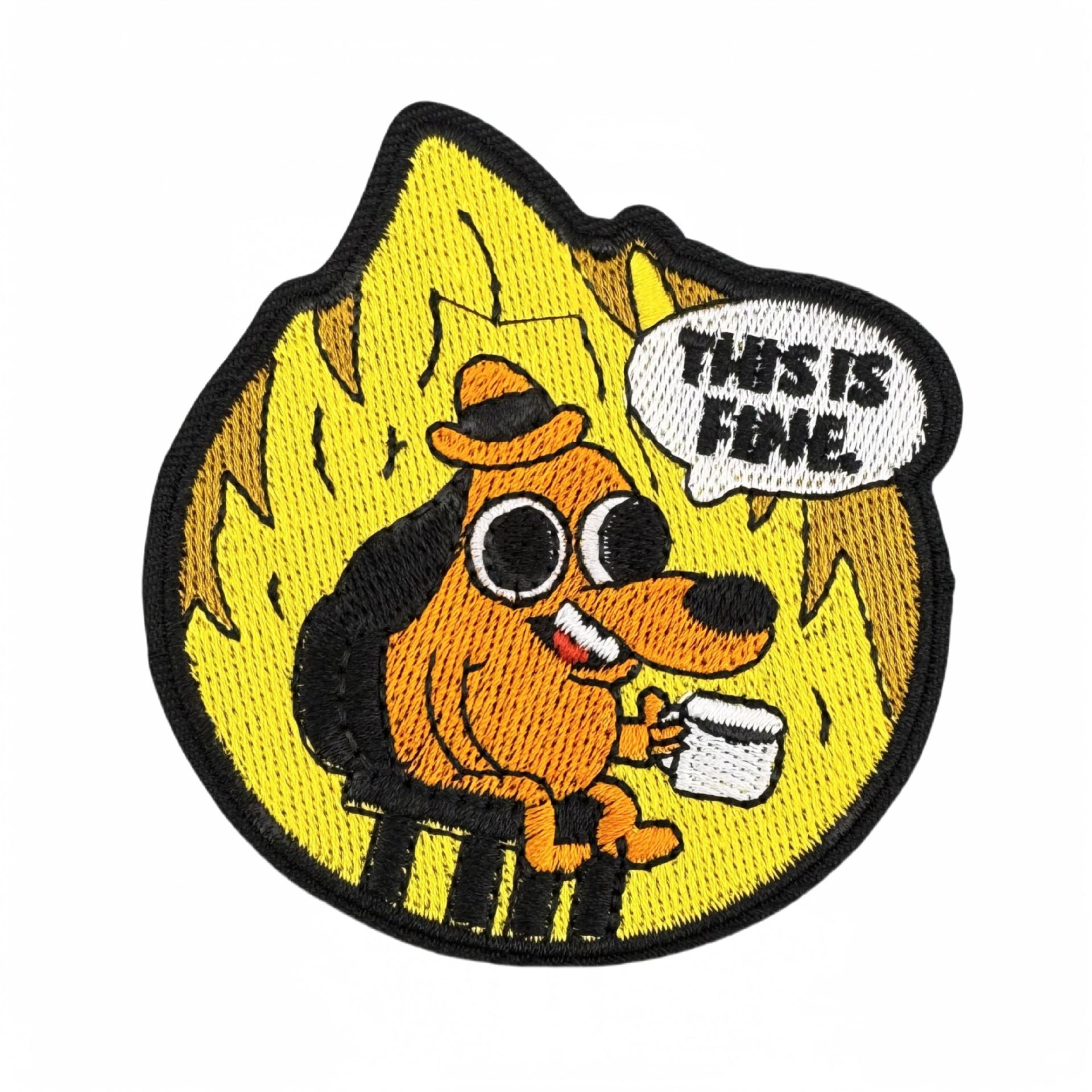 Wholesale Cartoon Fun Quirky Style English Letter Animal Character Velcro Badge Patch