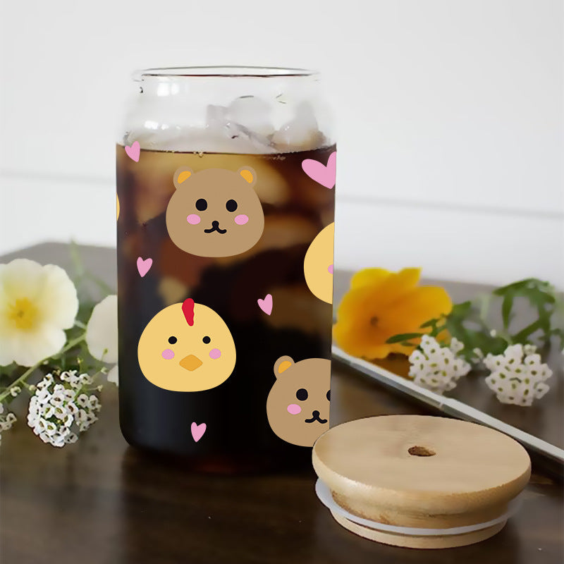 Wholesale Crystal Sticker 16oz Cup UV DTF Wraps 16oz Cup UV DTF Wraps