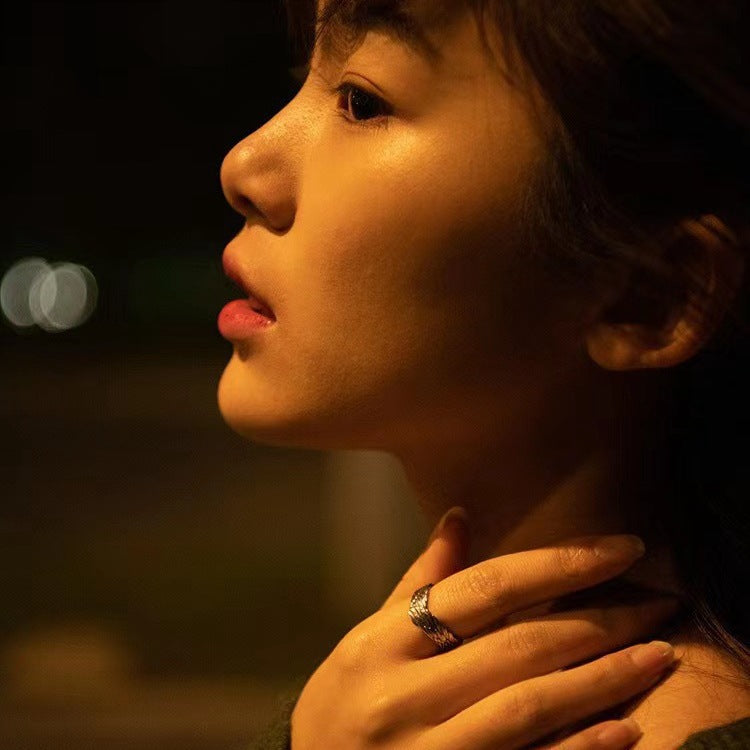 Wholesale Diamond Inlaid Heart Alloy Ring Two-piece Set