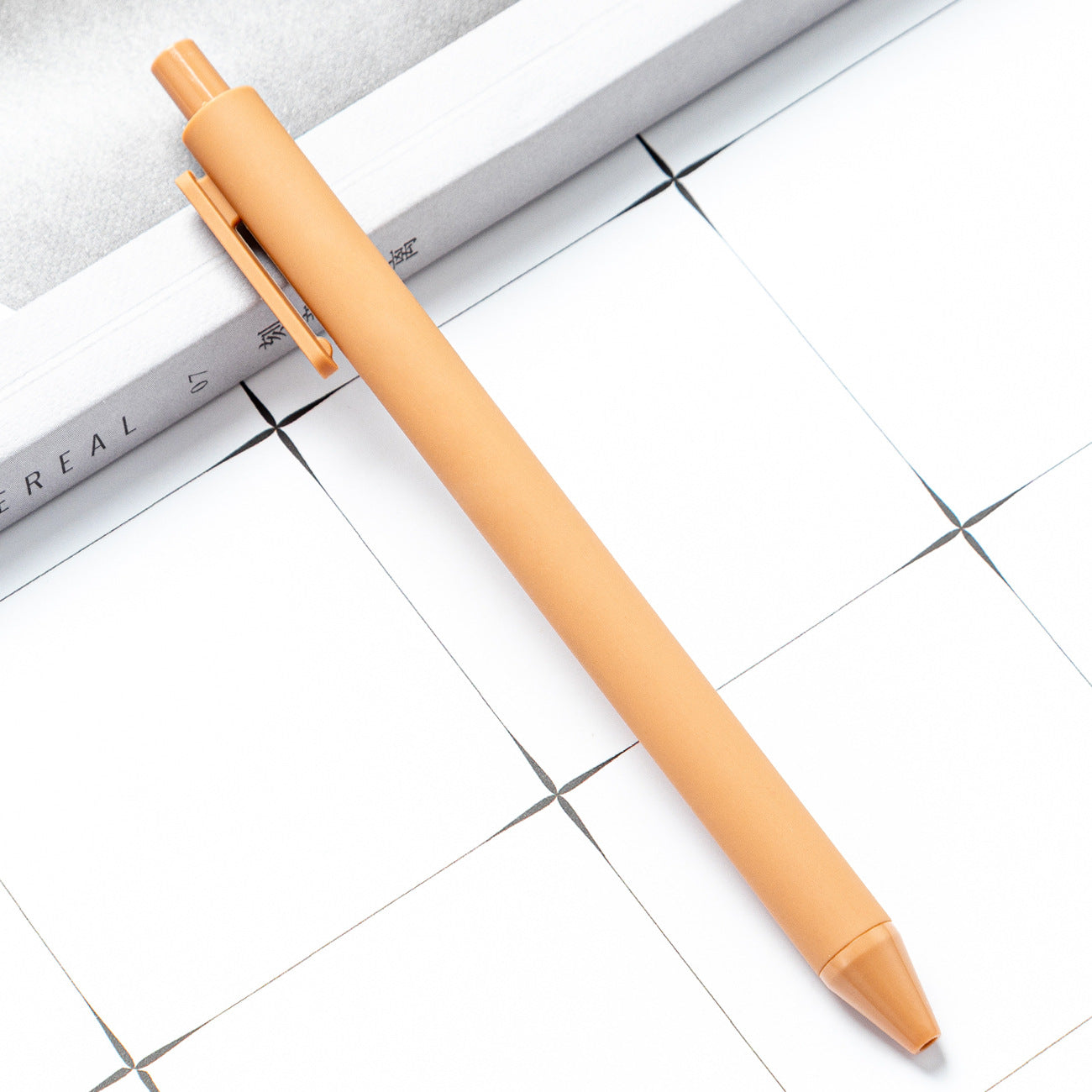 Whoelsale Candy Color Press Plastic Pen Gift Office Tools Teacher Gift