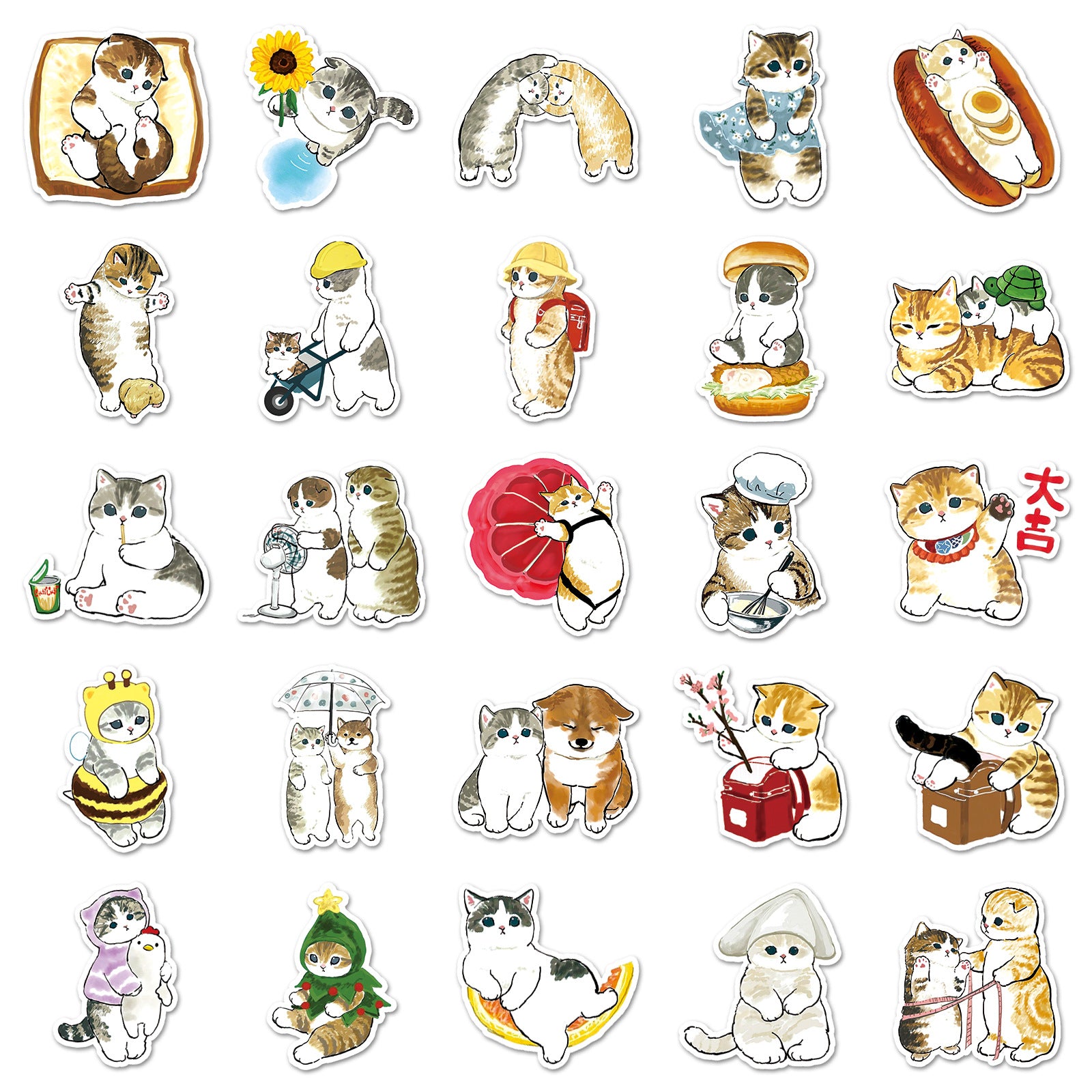 Wholesale cute cartoon Sticker Waterproof Vinyl Stickers OLY Exclusive