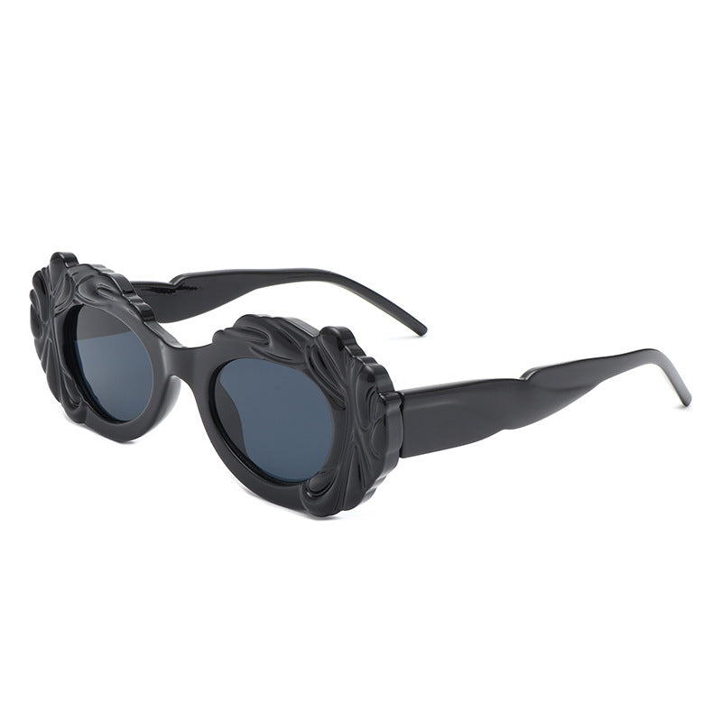 Wholesale Elliptical Circular Cloud PC Sunglasses