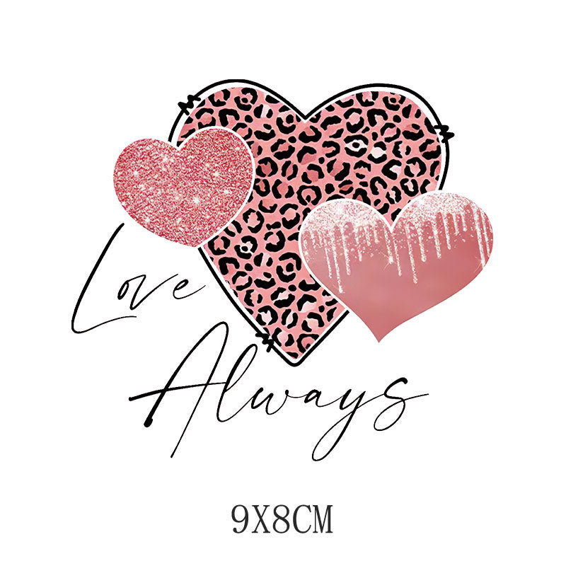 Wholesale Valentine' s Day heat transfer print  UV DTF Ready to Press Transfers Wraps