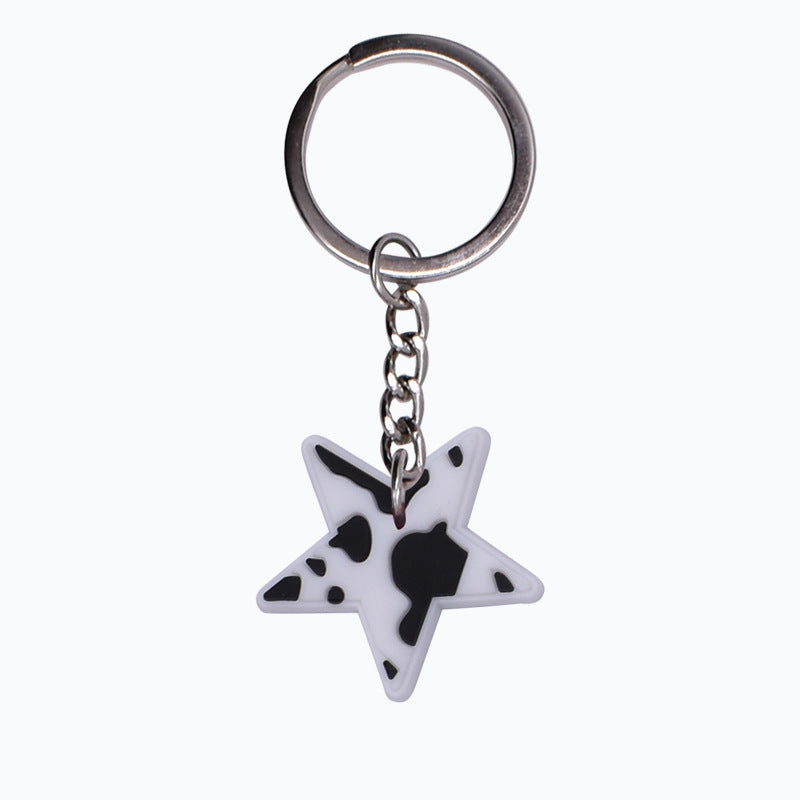 Wholesale 20pcs/pack Cowgirl PVC Soft Cartoon Keychain