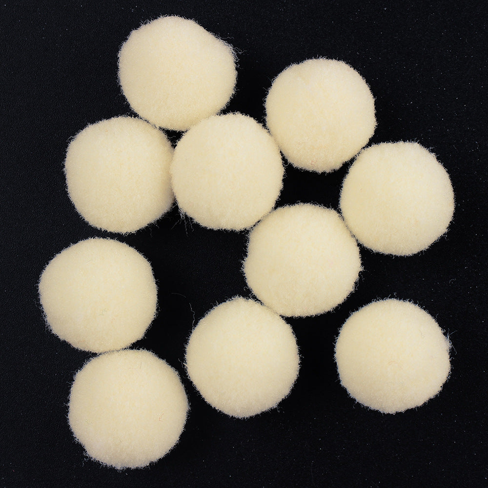 Wholesale 20MM diy handmade materials headdress accessories high elastic wool ball colorful wool ball NO HOLE