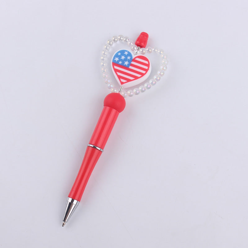 Wholesale DIY Cartoon Love Silicone Color Plastic Ballpoint Pen