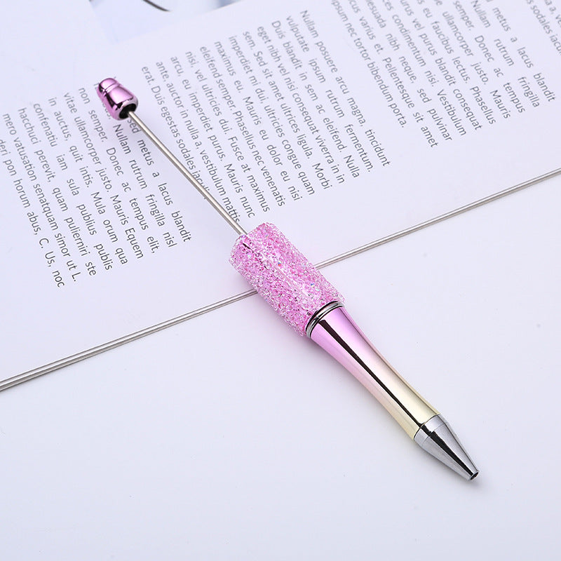 Wholesale 2pcs Electroplate Color Sugar Beadable Pens Rhinestone DIY Pens