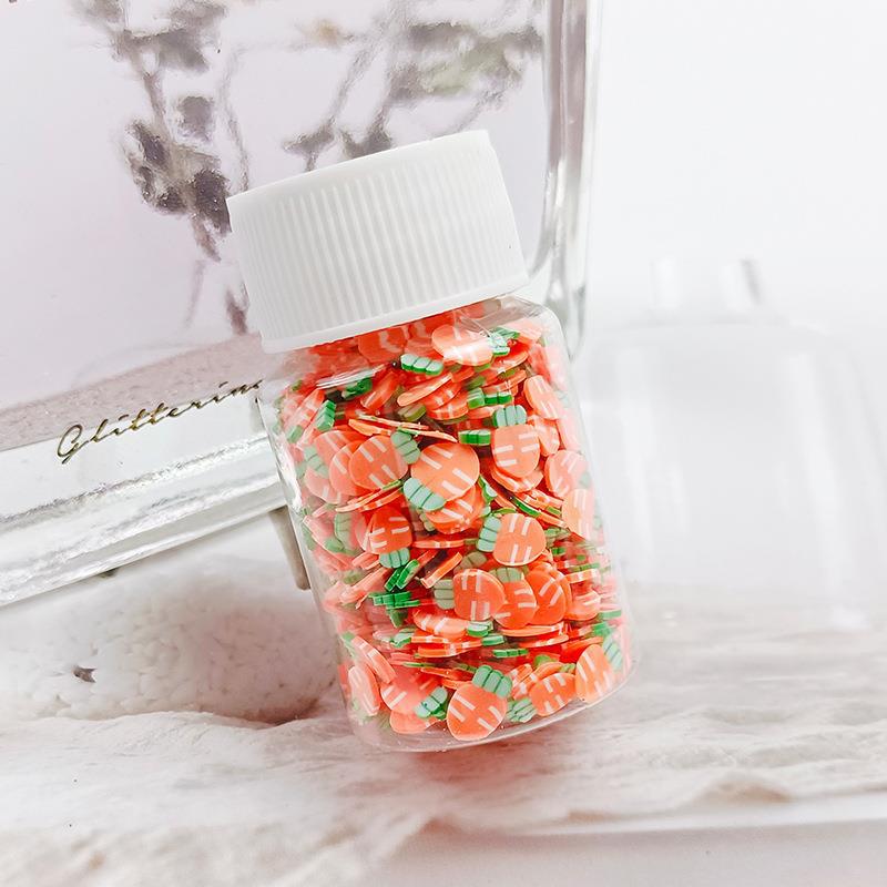 Wholesale Fruit clay slices 20ml small bottle 15g